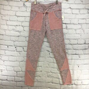 Free People FP Movement Athletic Pants  Womens XS Pink Gray New With Tags
